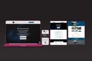 Imagem contendo capturas de tela de sites. Capturas de telas do desktop e smartphone para exibição do site